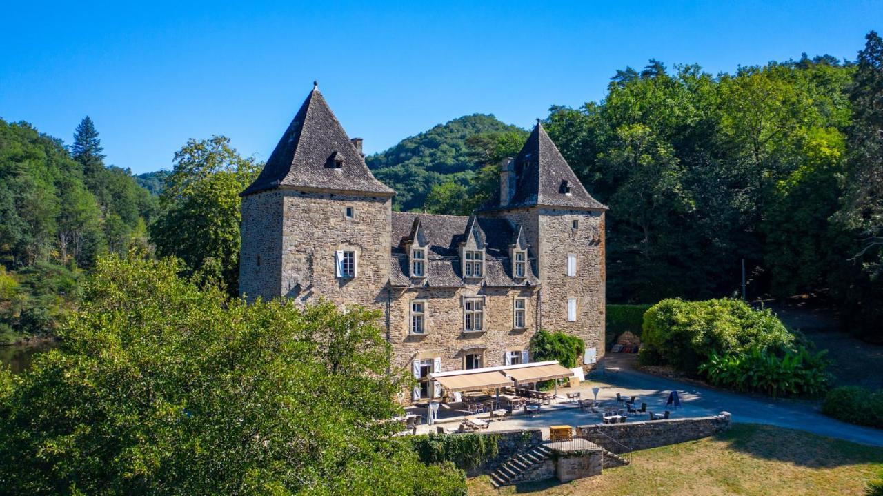 Camping Le Chateau Du Gibanel Saint-Martial-Entraygues Exteriör bild